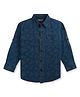 GINI & JONY Full Sleeves Floral Printed Denim Shirt - Blue