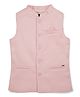 GINI & JONY Sleeveless Solid Modi Jacket - Pink