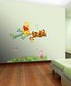 Jaamso Royals Multicolor Cartoon Animal With Tree Design Home Decor Wallsticker
