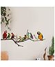Jaamso Royals Colorfull Birds Sitting on Branch Wall Art Decoration Wall Sticker