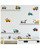 Jaamso Royals Tracktor and Crane Bus Vinyl Self Adhesive Vinyl Wall Sticker