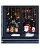 Jaamso Royals Santa Claus Snowman Christmas Self Adhesive Home Decor Wall Sticker