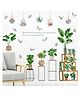 Jaamso Royals Hanging Green Plants Shop Self Adhesive Self Adhesive WallSticker