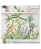 Jaamso Royals Animals Jungle Design Wall Sticker for Home Decor (2 Sheets)