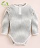 Cot & Candy Organic Cotton Full Sleeves Striped Onesie - Dewkist