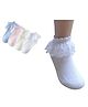 MOMISY Pair Of 4 Lace Detailed Ankle Socks - Multicolor