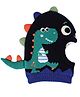 Little Surprise Box Dinosaur Knitted Winter Cap - Dark Blue