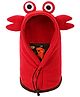 Little Surprise Box Crab Designed Winter Cap - Red