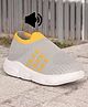 Lil Lollipop Mesh Designed Slip On Musical Shoes - Grey