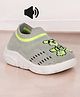 Lil Lollipop Animal Designed Slip On Musical Shoes - Grey