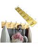 COZY VIBES Plastic Multi-Functional No Drilling Wall Hook Strip Bathroom Strong Sticky Towel Hook Rail Kitchen Hook Hanger - PACK OF 1 - COLOR MAY VARY