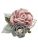 SYGA Women Fashionable Rose Flower Brooch, Versatile Pin for Outfits -Pink