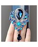 SYGA Brooch Pin Fashion Crystal Rhinestone Jewellery Pin Vintage Clothing Accessories Decoration Glass Pendant Blue Brooches For Women S245 - Blue