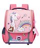 SYGA 12.5 Inch Children's Unicorn Print Schoolbag, Waterproof Oxford Cloth Backpack, Watermelon Red