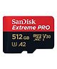 SanDisk microSD Memory Card  512GB V30 UHS-I Extreme Pro for 4K Video on Smartphones, Action Cams & Drones