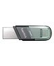 SanDisk iXpand Flash Drive Flip Card 128GB can be used directly in the phone Perfect for recording & watching  for iOS & Windows, Metalic Silver