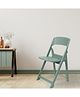 Italica Phoenix Folding Chair For Balcony Garden Patio Indoor & Outdoor Seating - Teal Green