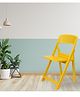 Italica Phoenix Folding Chair For Balcony Garden Patio Indoor & Outdoor Seating - Royal Yellow