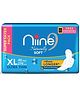 Niine Naturally Soft Ultra Thin XL Sanitary Pads with Free Biodegradable Disposal Bags - 40 Pads