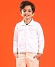 Tales & Stories Full Sleeves Solid Jacket - White
