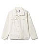 Tales & Stories Full Sleeves Solid Jacket - White