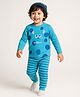 Babyhug Disney Single Jersey Knit Full Sleeves with Sulley Graphic - Blue