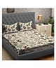 RRC Super Soft Brushed Microfiber Cotton King Size Bedsheet With 2 Pillow Cover - Cream