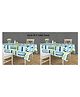 RRC Super Soft Brushed Microfiber Cotton 4 Seater Table Cover for Dinning Table - White