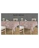RRC Super Soft Brushed Microfiber Cotton 4 Seater Table Cover for Dinning Table - Purple
