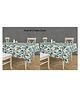 RRC Super Soft Brushed Microfiber Cotton 4 Seater Table Cover for Dinning Table - Green