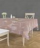RRC Super Soft Brushed Microfiber Cotton 6 Seater Table Cover For Dinning Table - Purple