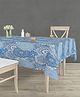 RRC Cotton Table Cover for Dinning Table - Blue