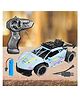 VGRASSP 1:16 Scale Sports Vehicle RC Toy Car with Long Range 2.4 Ghz Joystick Remote Control - High Speed Durable Sports Vehicle with Rechargeable Battery - Ideal for Kids & Beginners (Design 2 - Grey)