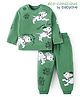 Babyoye Disney Single Jersey Knit Full Sleeves T-Shirt & Lounge Pants With Front & Back 101 Dalmatians Graphics  - Green