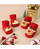 Kicks & Crawl Christmas Theme Pack Of 2 Holly Jolly Socks - Red