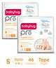 Babyhug Pro Bubble Care Premium Pant Style Diaper Small Size Pack of 2- 46 Pieces