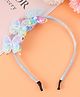 Babyhug Butterfly & Sequin Applique Hair Band - Blue