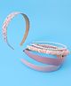 Pine Kids Free Size Hair Bands with Peal & Floral Print Pack of 5 - Multicolor