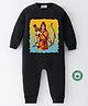 BLUSHES Dussehra Theme 100% Cotton Full Sleeves Lord Rama Printed Romper - Black