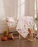 Playful Plunge Baby Bedding Set - Fairytale Print Includes Cot Sheet, Pillow + Cover, 2 nos. Bolsters + Covers & Reversible Quilted Blanket