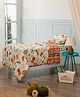 Playful Plunge Kids Bedding Set - Sports Print Includes Bedsheet, Pillow Cover & Reversible Quilted Blanket