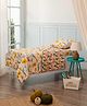 Playful Plunge Kids Bedding Set - Animal Print Includes Bedsheet, Pillow Cover & Reversible Quilted Blanket