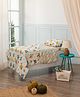 Playful Plunge Kids Bedding Set - Outer Space Print Includes Bedsheet, Pillow Cover & Reversible Quilted Blanket