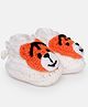 MayRa Knits Hand Knitted Animal Crochet Booties  - White