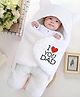 Swissberry  Baby wearable blanket Newborn combo wearable swaddle wrapper -DaD White