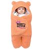 Swissberry  baby wearable blanket new born pack of 1pc wearable wrapper -Peach