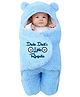 Swissberry  baby wearable blanket new born pack of 1pc wearable wrapper -Sky Blue Rasgulla
