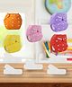 Sparkle Joy Washable & Reusable Cloth Diapers Combo Pack of 5 Freesize With 5 organic cotton White inserts (Multicolour)