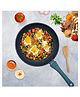 SOLARA Non Stick Frying Pan 24cm, Granite Omlette Egg Pan, Induction&Gas Fry Pan, Fish Pan, PFOA Free, Dishwasher Safe - Bezel