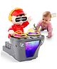 Toysire Musical Toys DJ Boy with LED Lights Sound DJ Rock Boy Dancing Crawling Toys for Kids - Grey